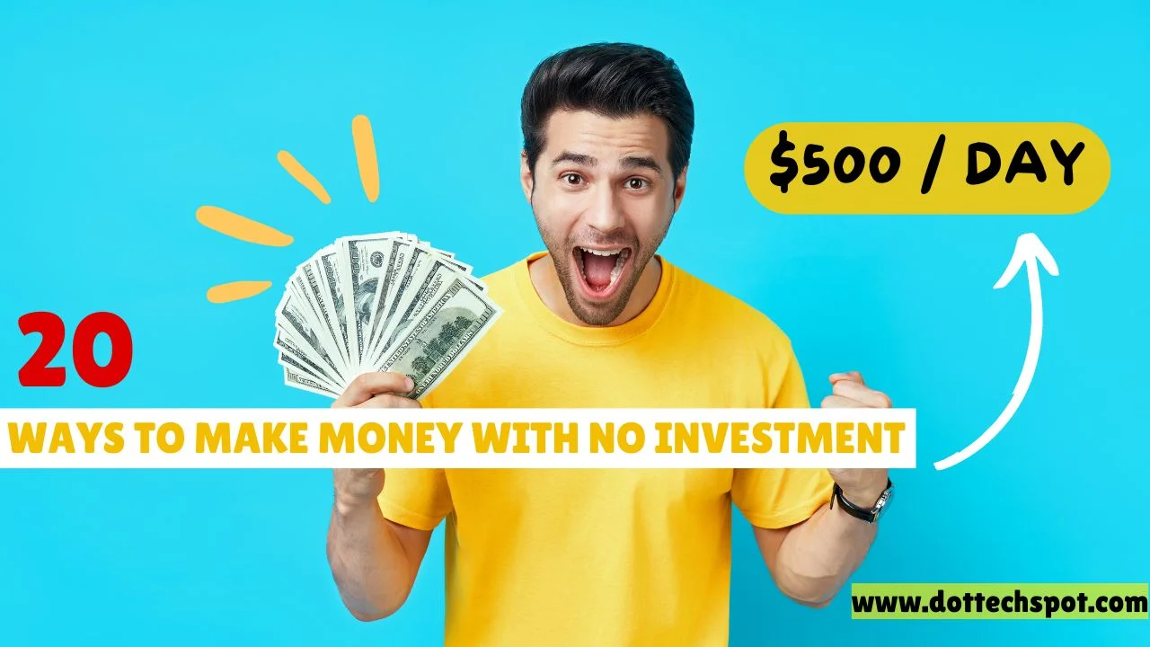 20 Simple Ways to Make Money Online with No Investment