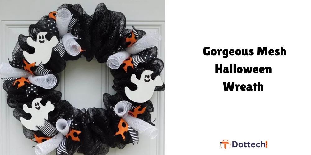 Gorgeous Mesh Halloween Wreath